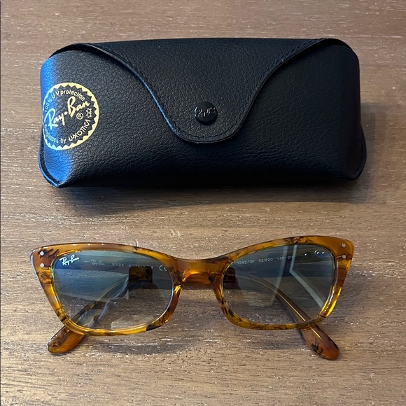 Ray-Ban Accessories - Ray-Ban Amber Sunglasses with Black Case